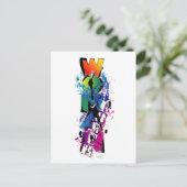 女性の力擦り切れた ポストカード (スタンド正面)