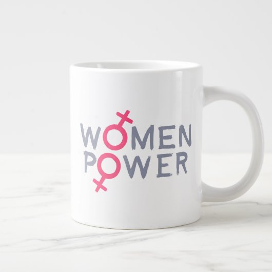 女性の力 ジャンボコーヒーマグカップ (右)