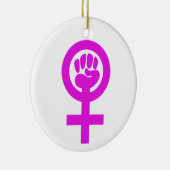 女性の力 セラミックオーナメント (右)