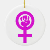 女性の力 セラミックオーナメント (裏面)