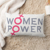 女性の力 ランバークッション (ブランケット)