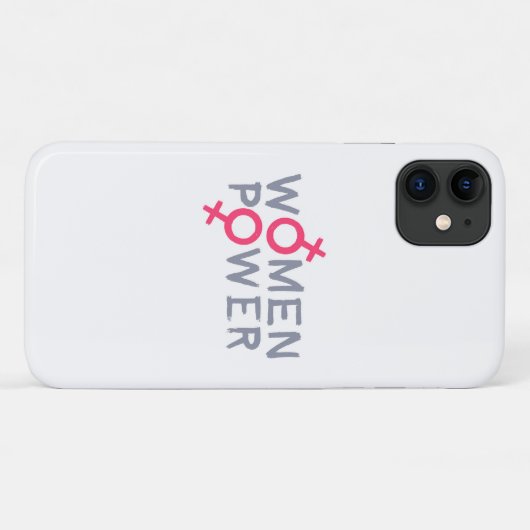 女性の力 Case-Mate iPhoneケース (裏面(横))