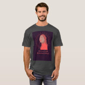 女性の励ましの引用  モチベーションが上がる言葉 フリー Tシャツ (正面フル)