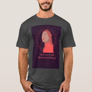 女性の励ましの引用 モチベーションが上がる言葉 フリー Tシャツ