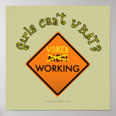 女性の労働徴候 ポスター (正面)