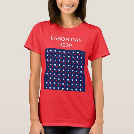 女性の労働日Tシャツ Tシャツ (正面)