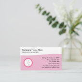 女性の医学の健康 名刺 (スタンド正面)