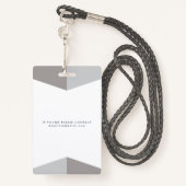 女性の医療写真ID識別プラスチック不良 バッジ (裏面ランヤード)