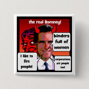 女性の十分のRomneyのgaffsのつなぎ 缶バッジ