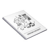 女性の印刷作業員 ノートブック (右側)