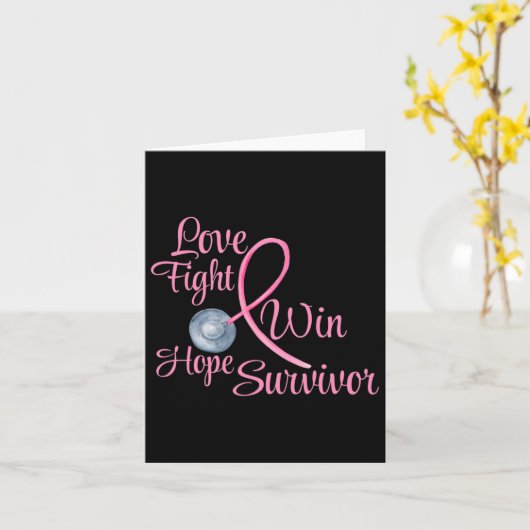 女性の友人のための乳がん認識度ギフトMo カード (黄色い花)