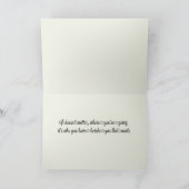 女性の友情グリーティングカード カード (内部)