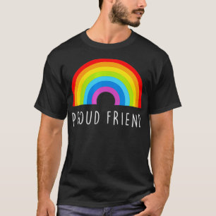 女性の友誇りを持った人LGBTQ同盟ゲイプライドVNeck1 Tシャツ