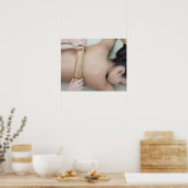 女性の受信スパトリートメント ポスター (キッチン)