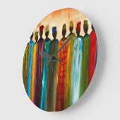 女性の台頭 ラージ壁時計 (傾斜)