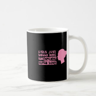 女性の右ステッカー コーヒーマグカップ