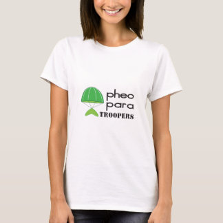 女性の合われたTシャツ Tシャツ