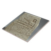 女性の名のArtemis、fr葬式のstela タイル (側面)