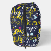 女性の名前のパターンとハートと星 ドップキット (右)