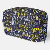 女性の名前のパターンとハートと星 ドップキット (右コーナー)