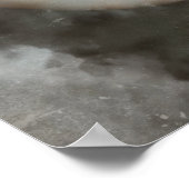 女性の唇の雲Vapeプレミアムポスタープリント ポスター (角)