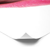 女性の唇 フォトプリント            (角)