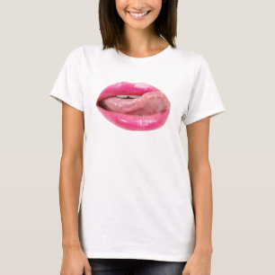 女性の唇 Tシャツ