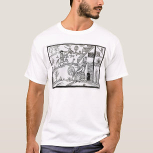 女性の回転の国場面 Tシャツ