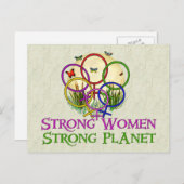 女性の団結 ポストカード (正面/裏面)