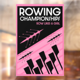 女性の国際的ボート ウィンドウサイン