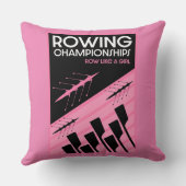 女性の国際的ボート クッション (裏面)