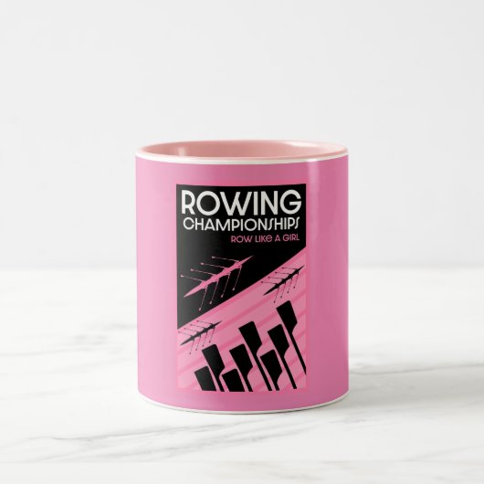 女性の国際的ボート ツートーンマグカップ (中央)