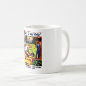 女性の土地の軍隊に加わって下さい -- WWII コーヒーマグカップ (正面右)