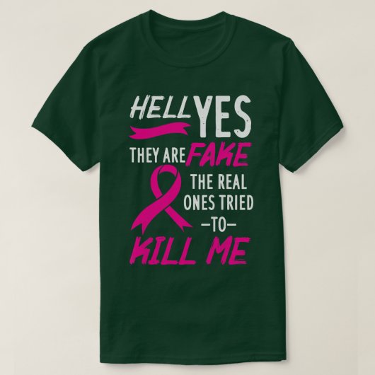 女性の地獄Yes彼らは試された偽実在のもの Tシャツ (デザイン正面)