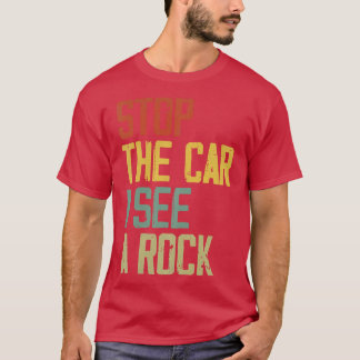 女性の地質学者のおもしろい衣装男性へGeologis te Tシャツ