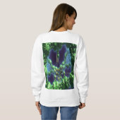 女性の基本的なスエットシャツ スウェットシャツ (裏面フル)