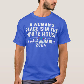 女性の場所はホワイトハウスカマラにある Tシャツ
