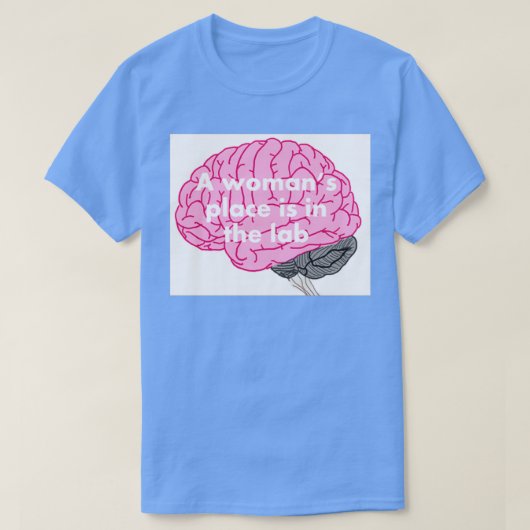 女性の場所はラボ30にある Tシャツ (デザイン正面)