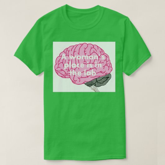 女性の場所はラボ40にある Tシャツ (デザイン正面)