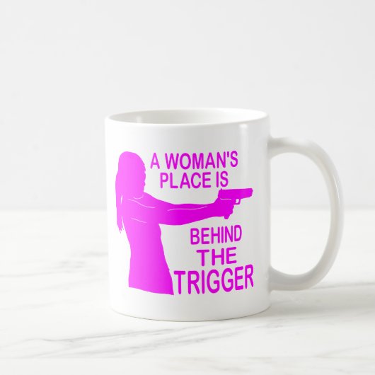 女性の場所 コーヒーマグカップ (右)
