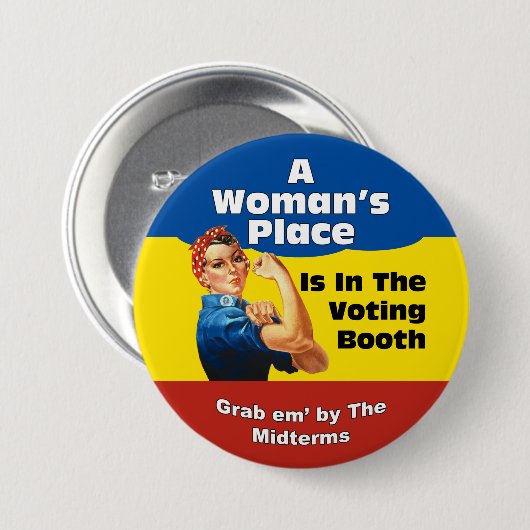 女性の場所 缶バッジ (正面&裏面)