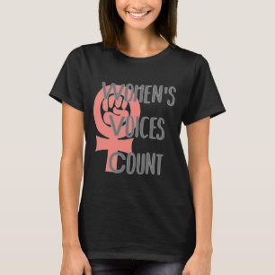 女性の声の計算 Tシャツ