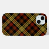 女性の夏のギンガムのチェックのプレイド Case-Mate iPhoneケース (裏面 (横))