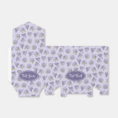 女性の夏の帽子薄紫 フェイバーボックス (折り畳みなし)