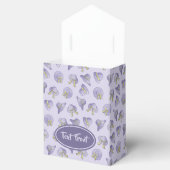 女性の夏の帽子薄紫 フェイバーボックス (オープン)