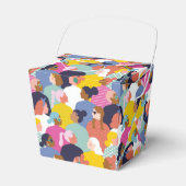 女性の多様性 – さまざまな人種の女性 フェイバーボックス (正面サイド)