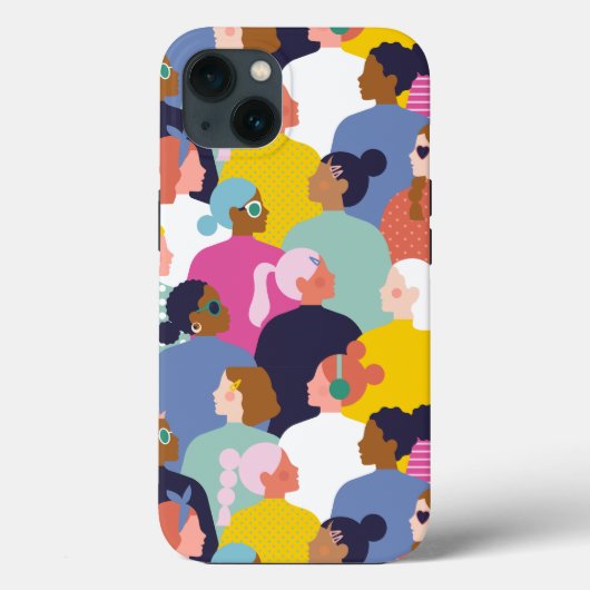 女性の多様性 – さまざまな人種の女性 Case-Mate iPhoneケース (裏面)