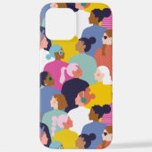 女性の多様性 – さまざまな人種の女性 iPhoneケース (裏面)