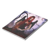 女性の夜の鬼 ノートパッド (回転)