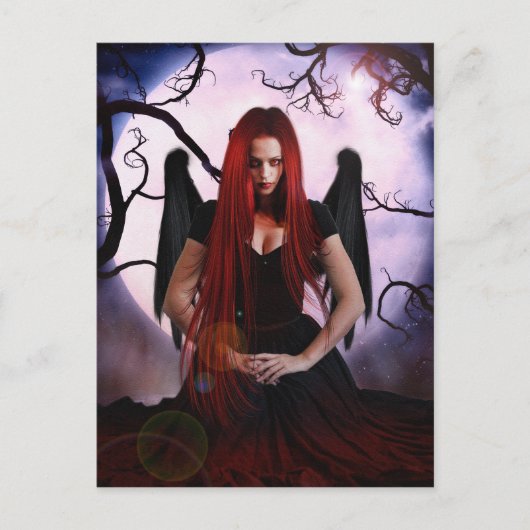 女性の夜の鬼 ポストカード (正面)